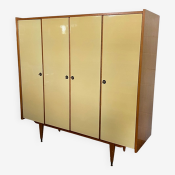 Armoire de rangement en teck type scandinave années 50