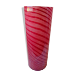 Vase en verre soufflé à spirales