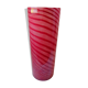 Spiral blown glass vase
