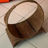 Wicker log holder