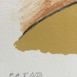 The bullfighter. Lithograph by Antonio SEGUÍ (1934-2022)