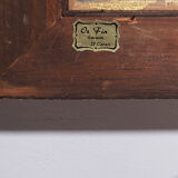 Portrait man pastel 1818 in gold frame
