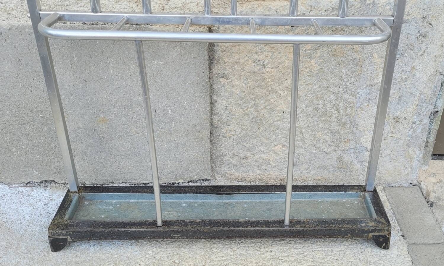 Industrial Wardrobe in Aluminium & Cast Iron – "SNCF" Style – 1950