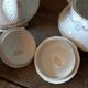 Tea service coffee porcelain Limoges Émile Bourgeois old 19th 20th