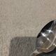 6 silver-plated metal dessert spoons by Christofle Marly, 19.6 cm.
