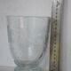 Art deco engraved glass vase