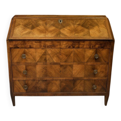 Bureau scriban époque Louis XVI en noyer