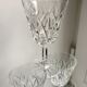 Set of 7 glasses of wine / crystal water 60s