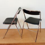 Pair of vintage folding chairs