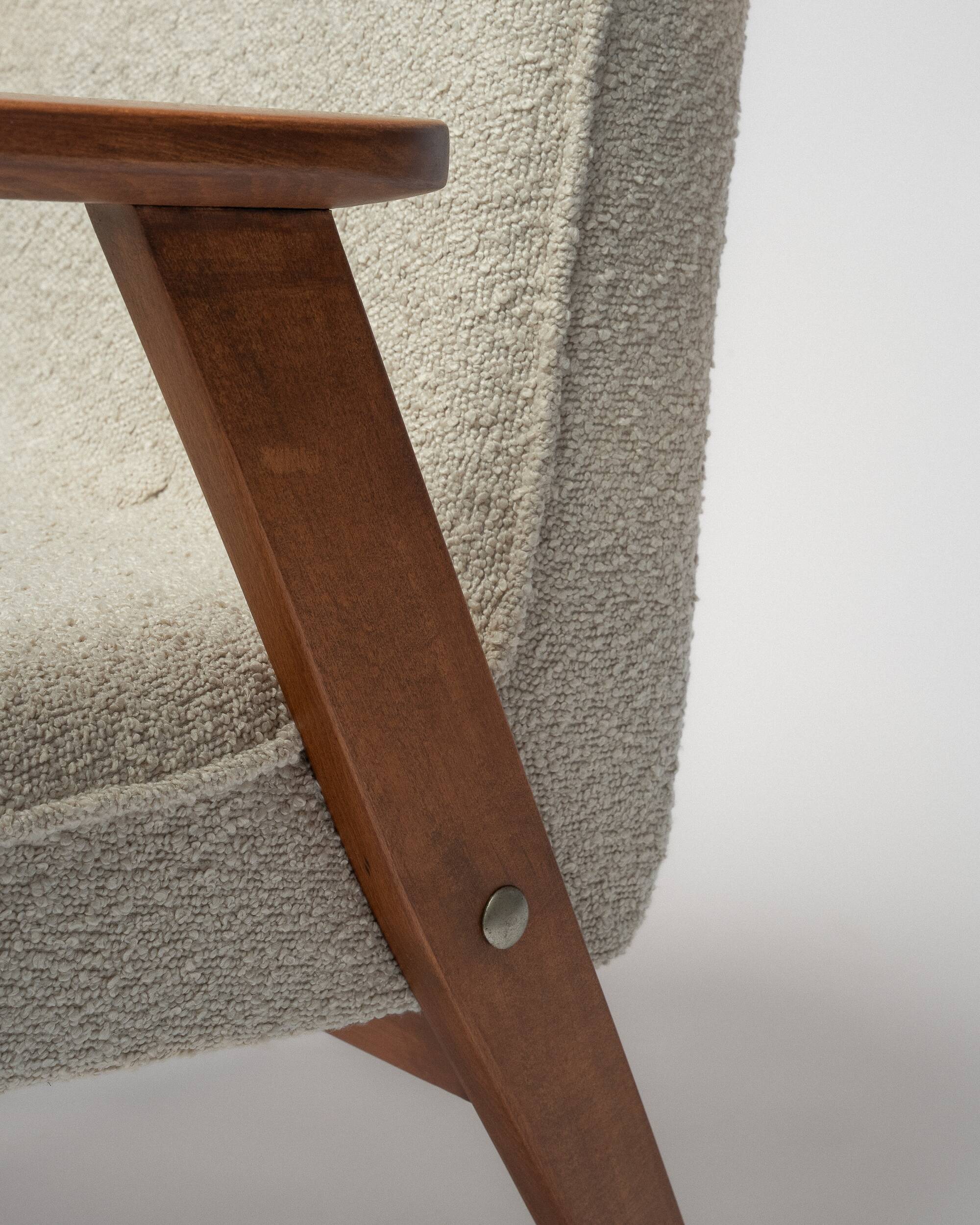 Restored vintage Chierowski 366 armchair, mid-century modern