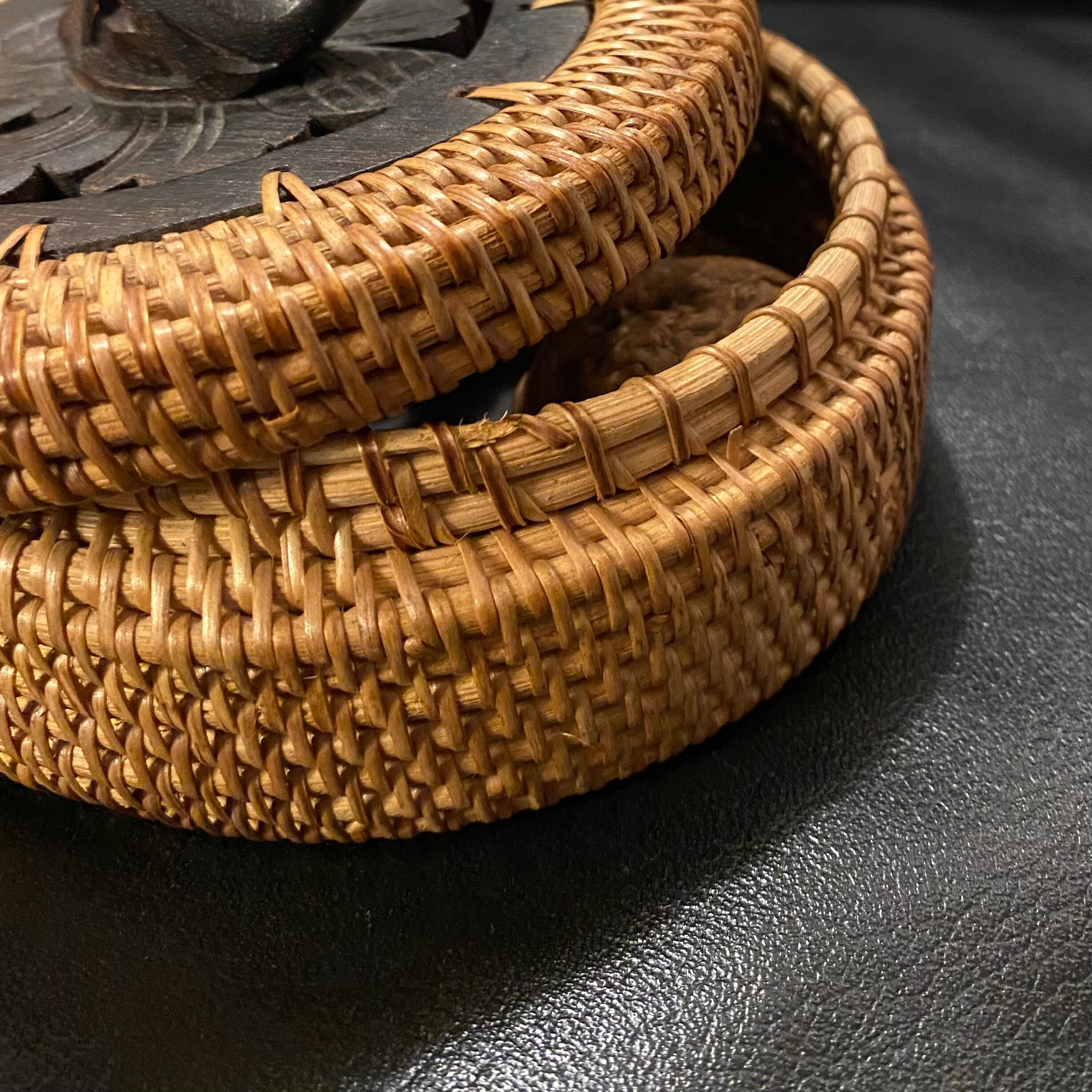Handmade wicker box
