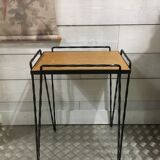 Wrought iron side table