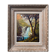 Tableau "Pêcheur en bord de cascade" HST signée L. Gerny & cadre