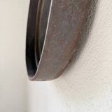 Brutalist mirror with metal chain from the 50s