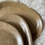 3 stoneware cups