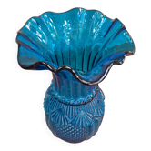 Cobalt blue glass vase