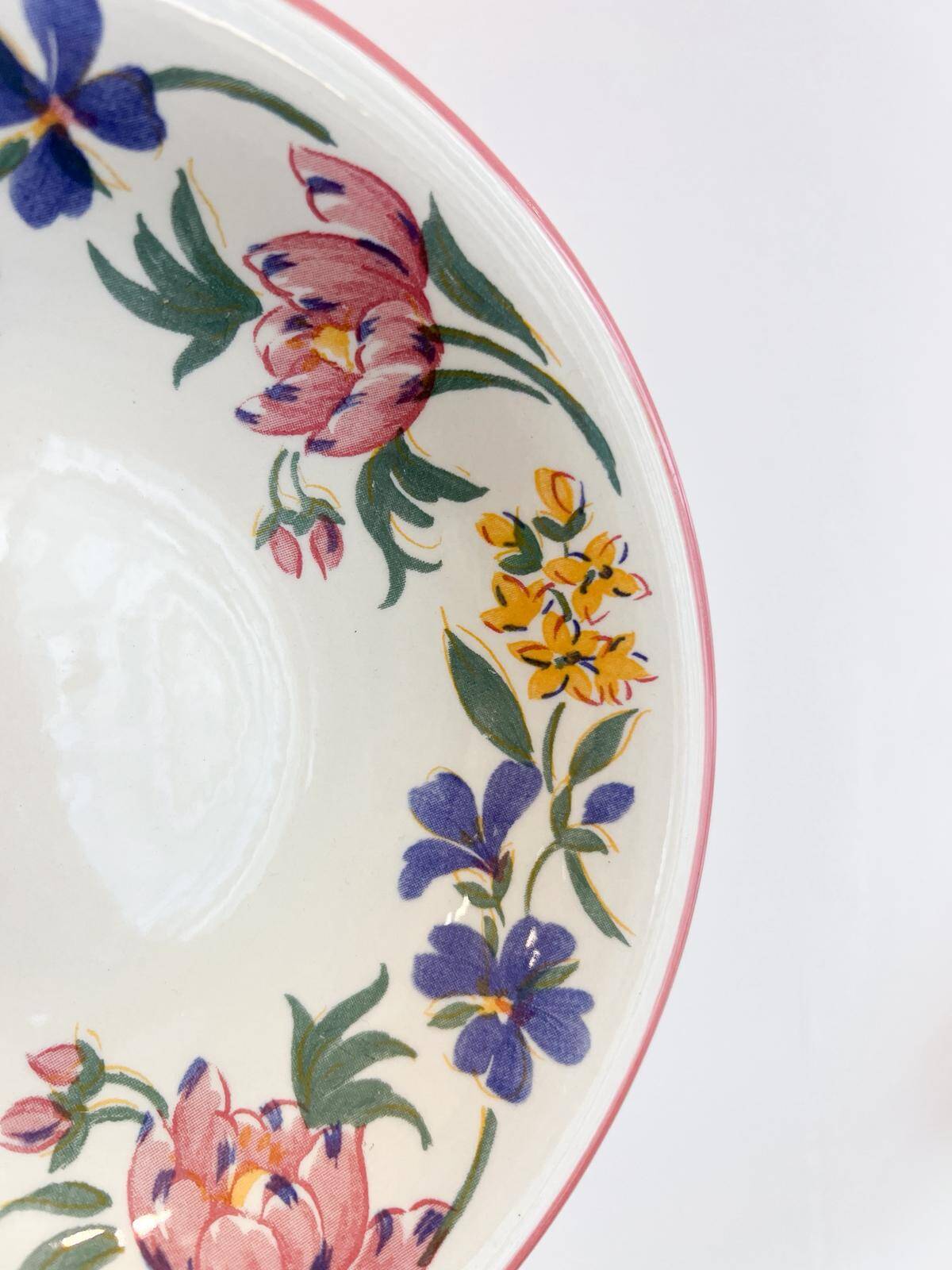 10 deep plates Staffordshire - England