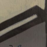 Oil painting on canvas "The Farm" Franco Prayer (1924) 60x50 cm