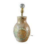 Ceramic lamp foot by Jean Claude Monange, 60s-70s