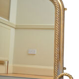 Victorian gilded wall mirror