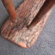 Old solid wooden bench