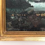 Geffroy "Landscape of mountains and glacier"