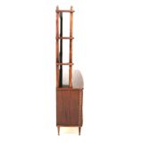 Scandinavian mahogany bookcase, Nya Eftr. Ehrlin Möbel AB, Sweden, 1950