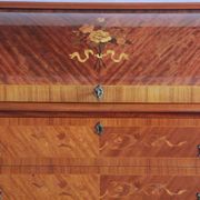 Secrétaire danois Edmund Jørgensen, milieu du 20e siècle, bureau cylindrique.