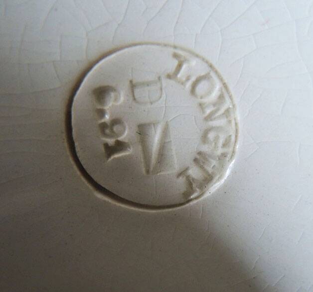 Old longwy ceramic compotier