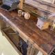 Antique workbench/renovated console – a unique piece full of character