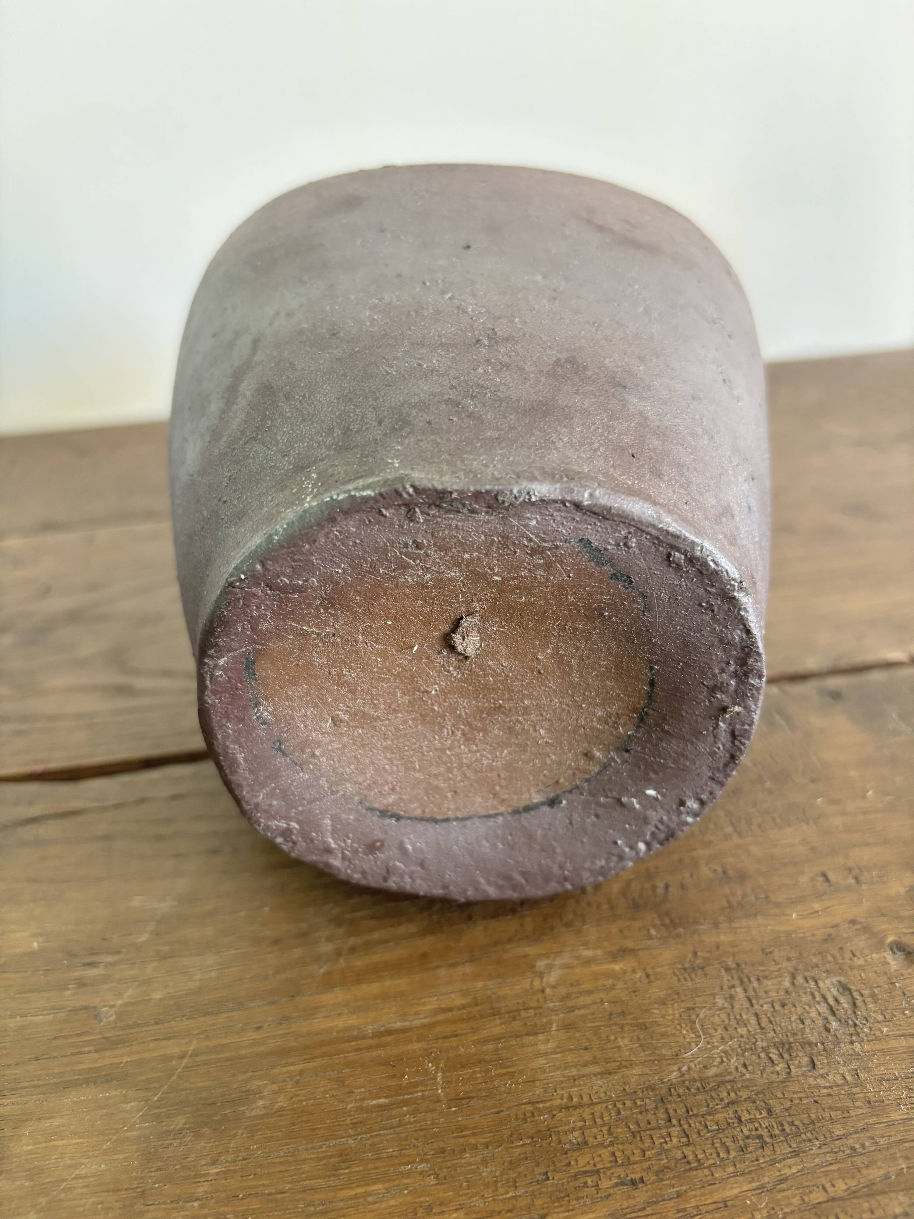 Vintage french stoneware ceramics set – mineral earth