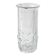 Mid-Century Textured Glass Vase: Fidenza Italian Leaf Pattern, 1970s