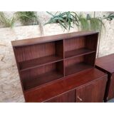 Pair of chests of drawers with bookcase