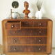 Commode art déco en palissandre et acajou