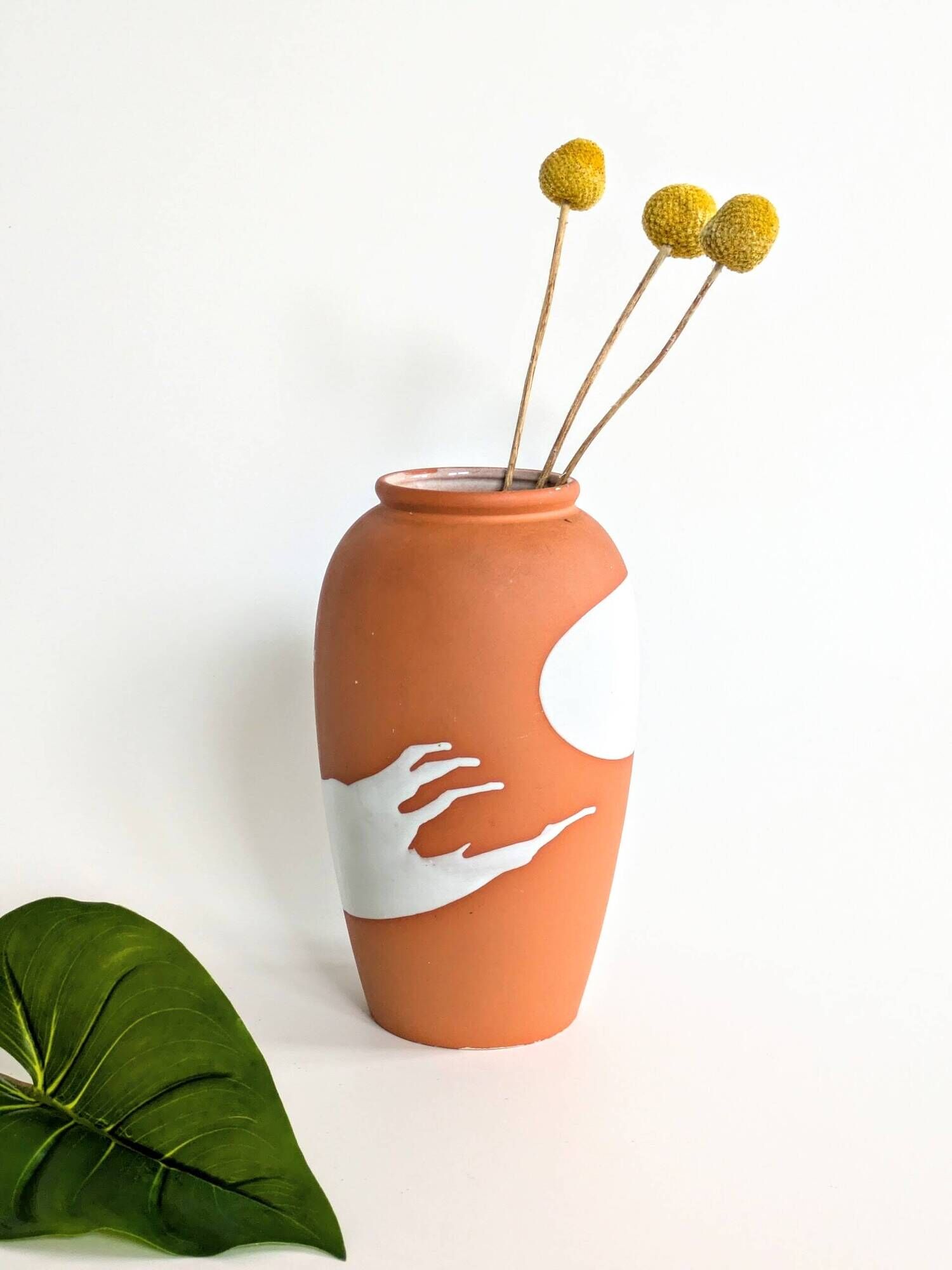 Scheurich Vase | Model 244-22 | West Germany Pottery 1980s