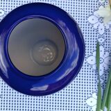 Intense blue ceramic vase