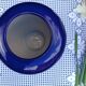 Intense blue ceramic vase