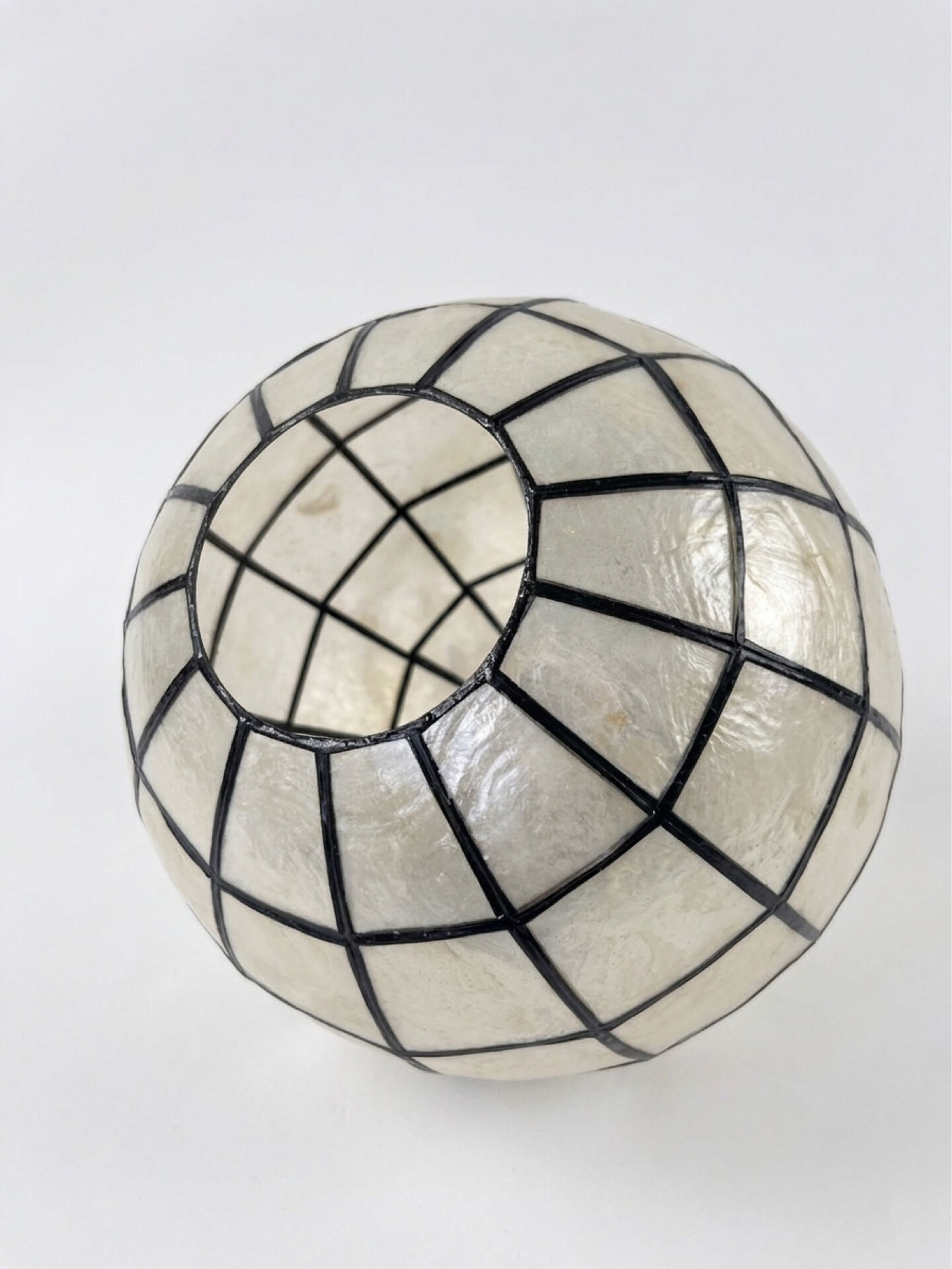 Capiz Shell Pendant from the 1970s