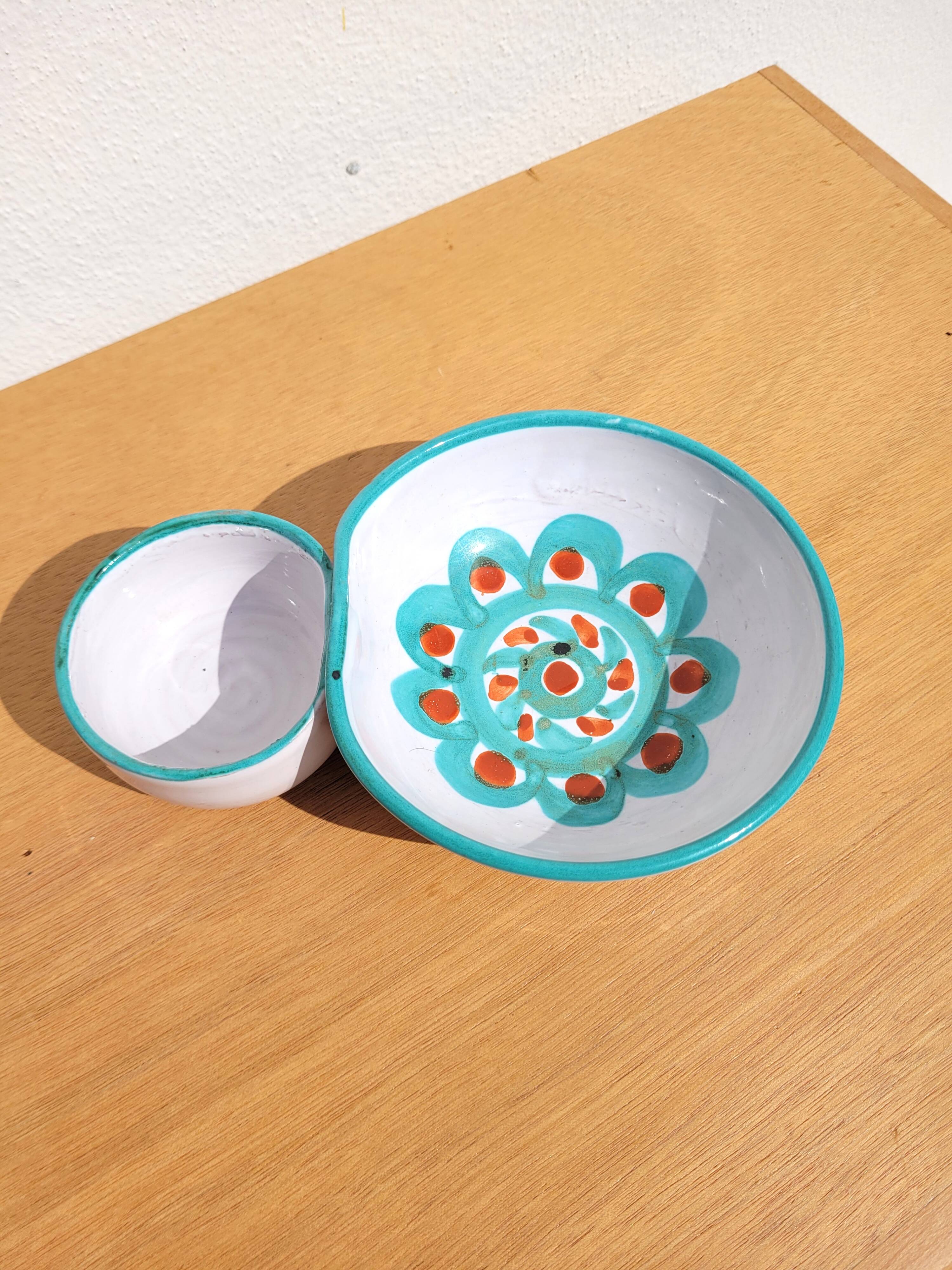 Ceramic ramekin by Fazio in Vallauris