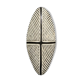Traditional bamiléké oval shield