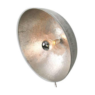 Large Vintage Aluminum Wall Lamp, 70s