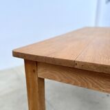 Large contemporary solid oak farmhouse table