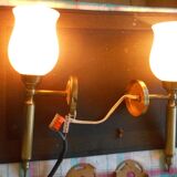 Pairs of flare wall lamps