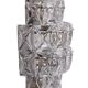 Large Kinkeldy Chrystal Glass wall lamps 1970s Germany