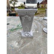 1 lot of aluminium vases from the 1930s
