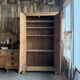 Armoire lingère ancienne en pin massif (rénovée)