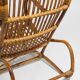 Fauteuil en rotin, années 1950