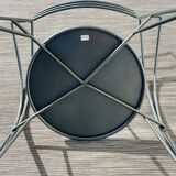 Pair of 'Silver Moon' chairs by Pascal Mourgue - Fermob. Vintage 80s.