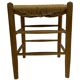 Vintage Danish papercord stool rope beech mid century '60s design