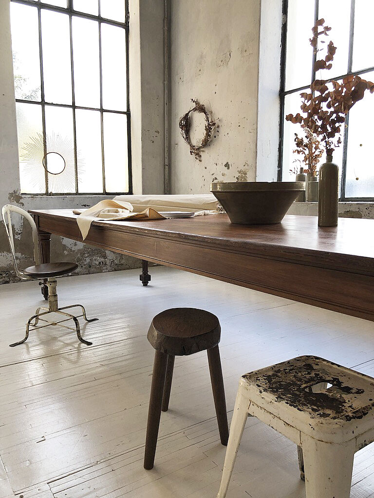 4m XXL oak farm table